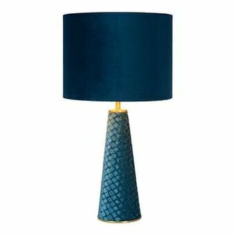 Leen Bakker Lucide tafellamp Extravaganza Velvet - turquoise - Leen Bakker aanbieding