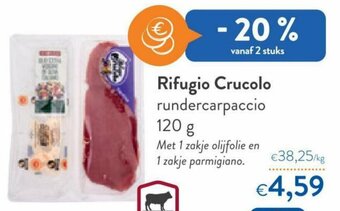 OKay Rifugio crucolo rundercarpaccio 120 g aanbieding