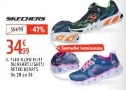 Intersport Flex-glow elite ou heart lights/retro hearts aanbieding