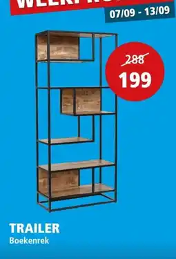 Weba Trailer boekenrek aanbieding