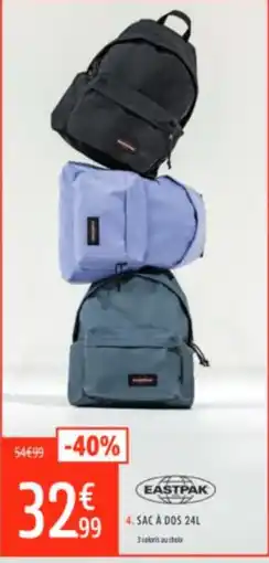 Intersport Sac à dos 24l aanbieding