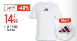 Intersport Adidas Tee-shirt femme aanbieding