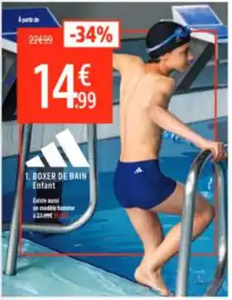 Intersport Boxer de bain enfant aanbieding