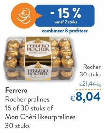 OKay Ferrero rocher 30 stuks aanbieding