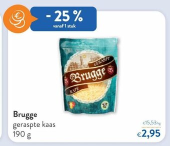 OKay Brugge geraspte kaas 190 g aanbieding