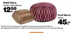 Kwantum Plaid Flaine aanbieding