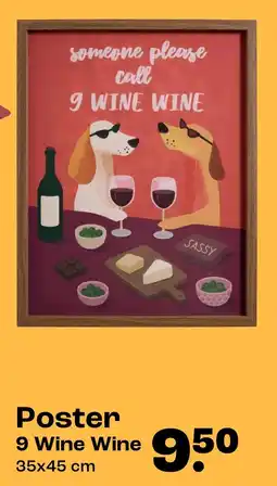 Kwantum Poster 9 Wine Wine aanbieding