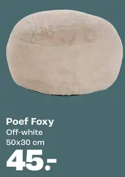 Kwantum Poef Foxy aanbieding