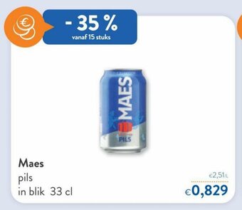 OKay Maes pils in blik 33 cl aanbieding