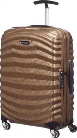 Coolblue Samsonite Lite-Shock Spinner 55cm Sand aanbieding