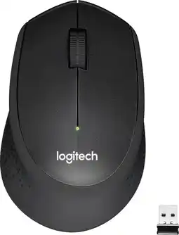 Coolblue Logitech M330 Silent Plus Souris Sans fil Noir aanbieding