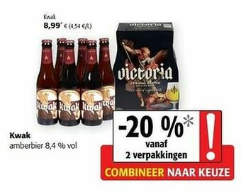Colruyt Kwak amberbier aanbieding