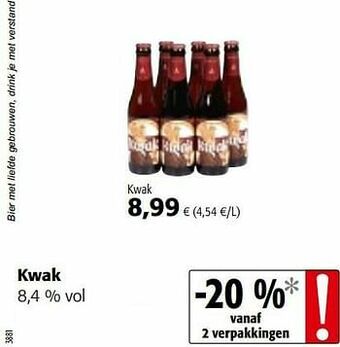 Colruyt Kwak aanbieding