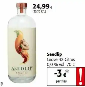 Colruyt Seedlip grove 42 citrus aanbieding