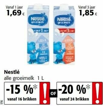 Colruyt Nestlé alle groeimelk aanbieding