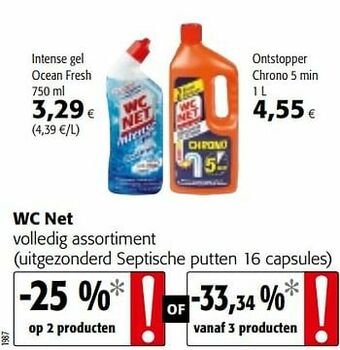 Colruyt Wc net volledig assortiment aanbieding