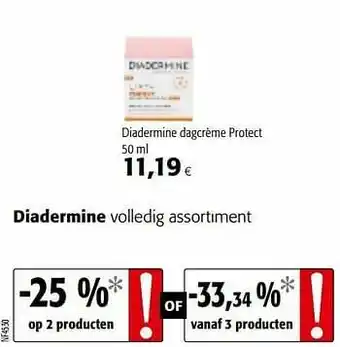Colruyt Diadermine dagcrème protect aanbieding
