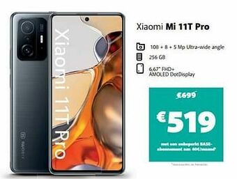 Base Xiaomi mi 11t pro aanbieding