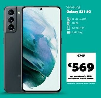 Base Samsung galaxy s21 5g aanbieding