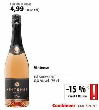Colruyt Vintense fines bulles rosé aanbieding