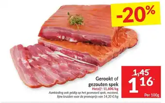 Gerookt of gezouten spek
