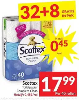 Intermarché Scottex Toilet papier Complete Clean aanbieding