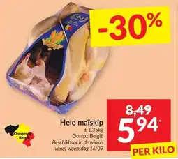 Intermarché Hele maïskip aanbieding