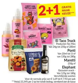 Intermarché Taco truck producten tex mex aanbieding