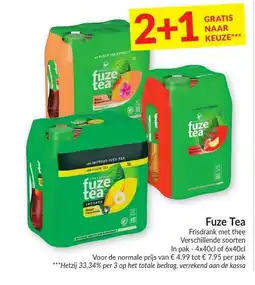 Intermarché Fuze Tea aanbieding