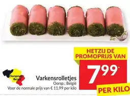 Intermarché Varkensrolletjes aanbieding