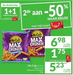Intermarché Mc Cain max crunch aanbieding