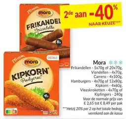 Intermarché Mora frikandellen aanbieding