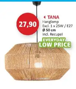 Weba Hanglamp Tana aanbieding