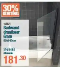 Cevo Badwand draaibaar aanbieding