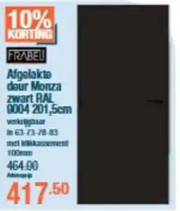 Cevo Afgelakte deur Monza aanbieding
