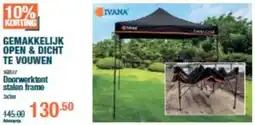 Cevo Doorwerktent stalen frame aanbieding