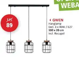 Weba Hanglamp Gwen aanbieding