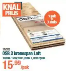 Cevo OSB 3 kronospan Loft aanbieding