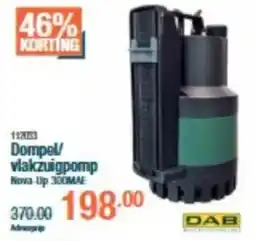 Cevo Dompel/vlakzuigpomp nova-up 300mae aanbieding