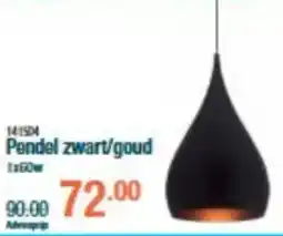 Cevo Pendel zwart/goud aanbieding