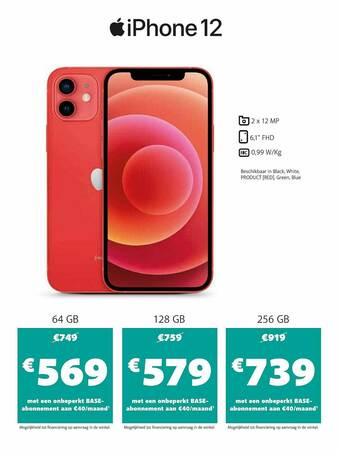 Base Iphone 12 aanbieding
