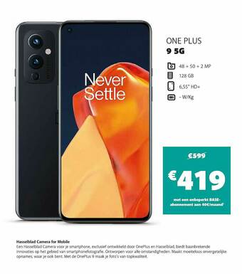Base One Plus 9 5g aanbieding