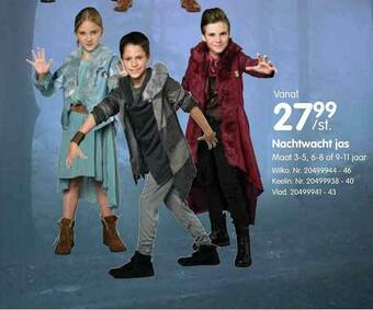 Fun Nachtwacht Jas aanbieding