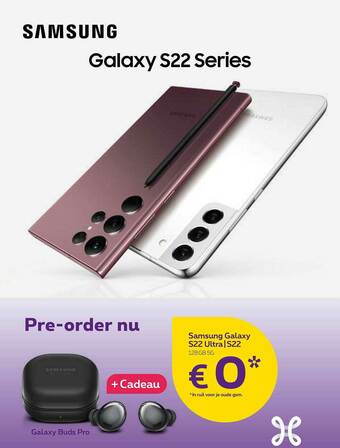 Proximus Samsung Galaxy S22 Ultra, S22 aanbieding