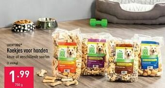 ALDI Koekjes voor honden aanbieding