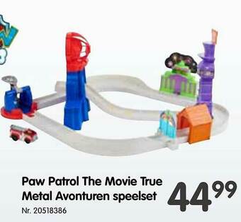 Fun Paw Patrol The Movie True Metal Avonturen Speelset aanbieding