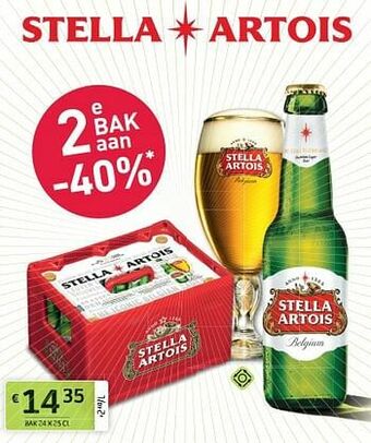 BelBev Stella artois aanbieding