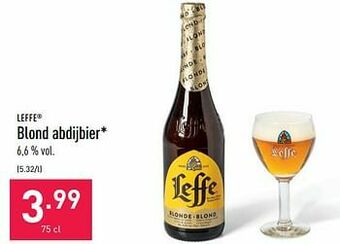 ALDI Blond abdijbier aanbieding