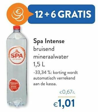 OKay Spa intense bruisend mineraalwater aanbieding
