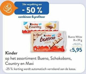 OKay Kinder bueno white aanbieding